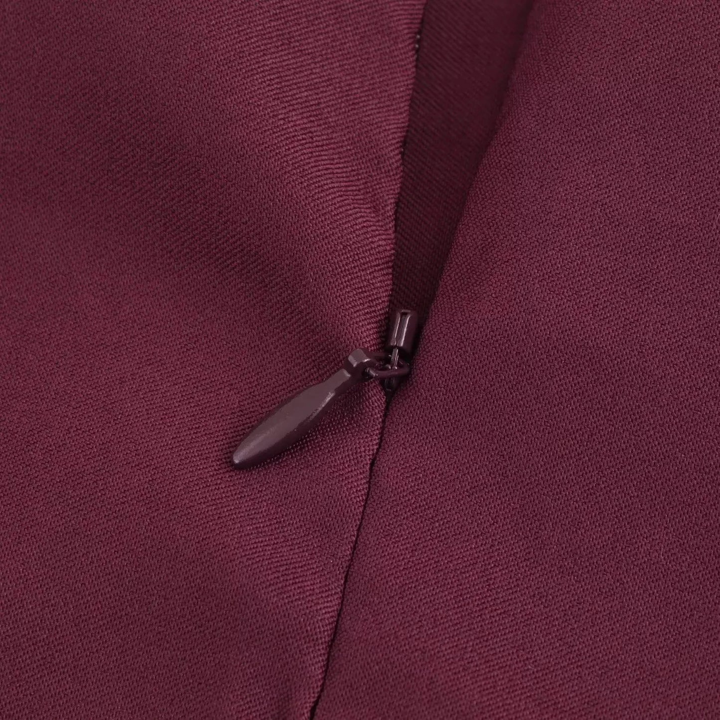 Retro Solid Color Asymmetrical Zipper Top for Women