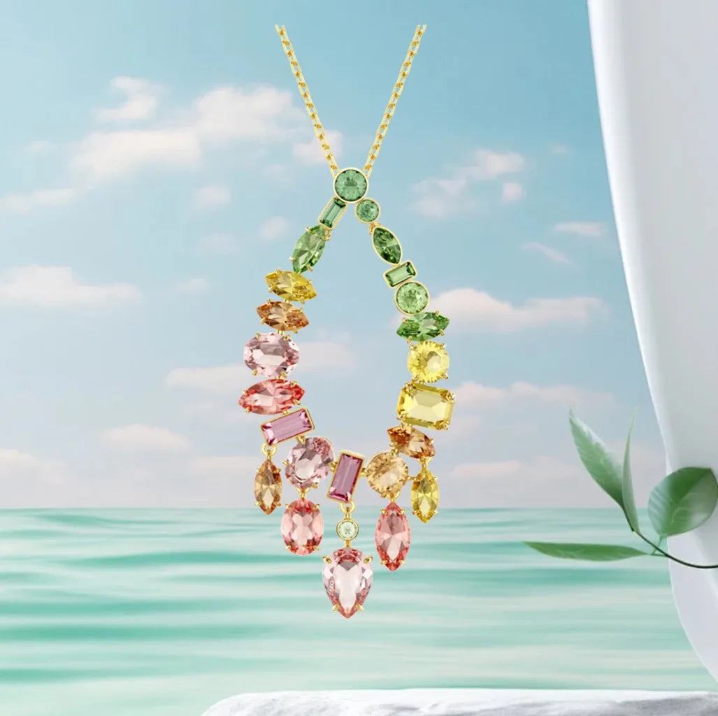 Mixed Cut Crystal Jewelry Set