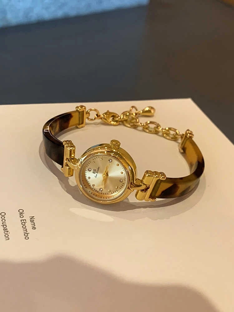 Amber Tortoiseshell Bracelet Watch