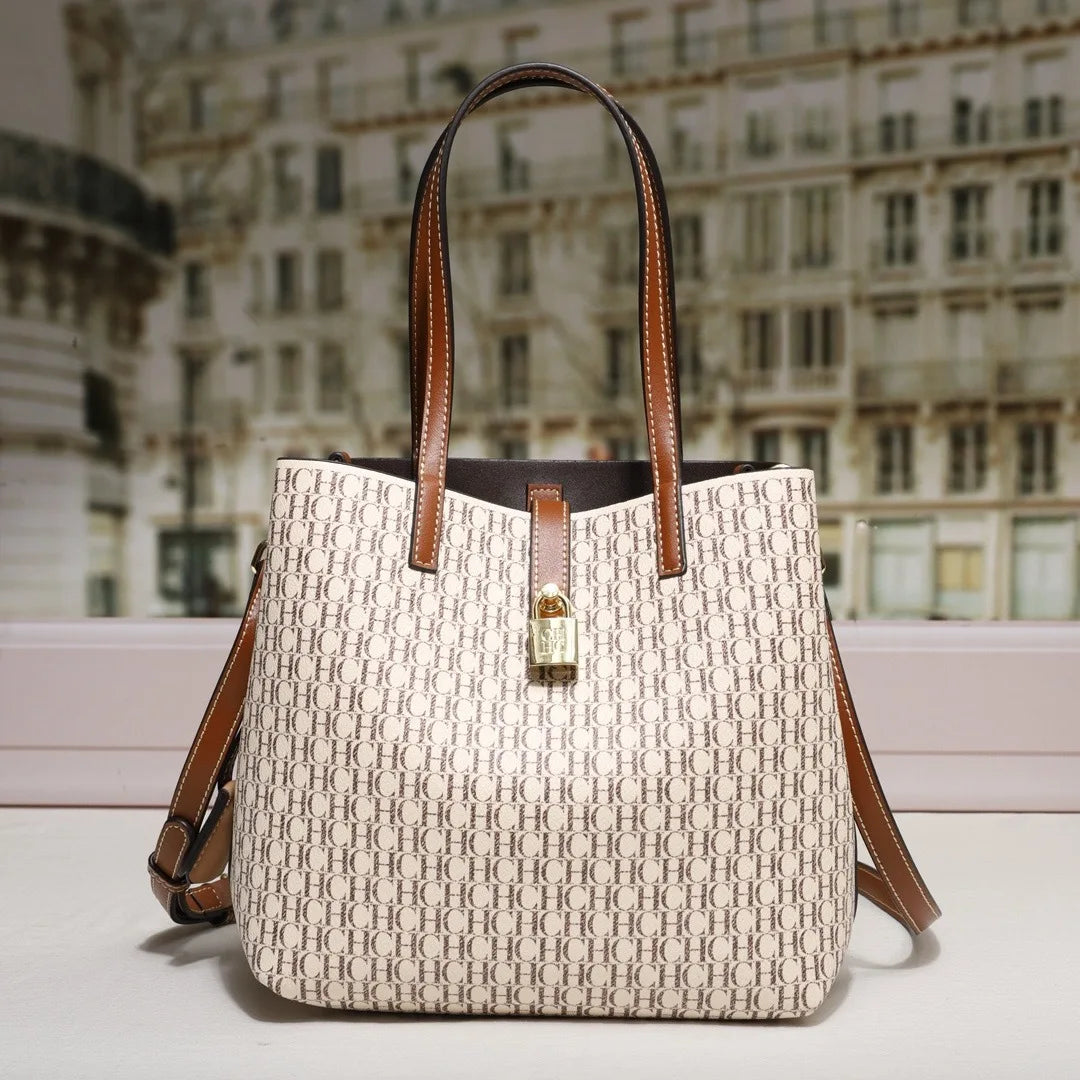 Classic PU Bucket Crossbody Handbag