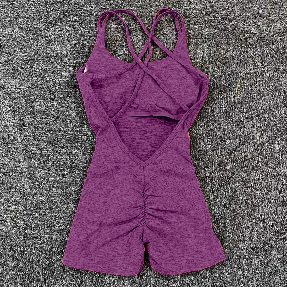 Cross-Back Pad Support Jumpsuit