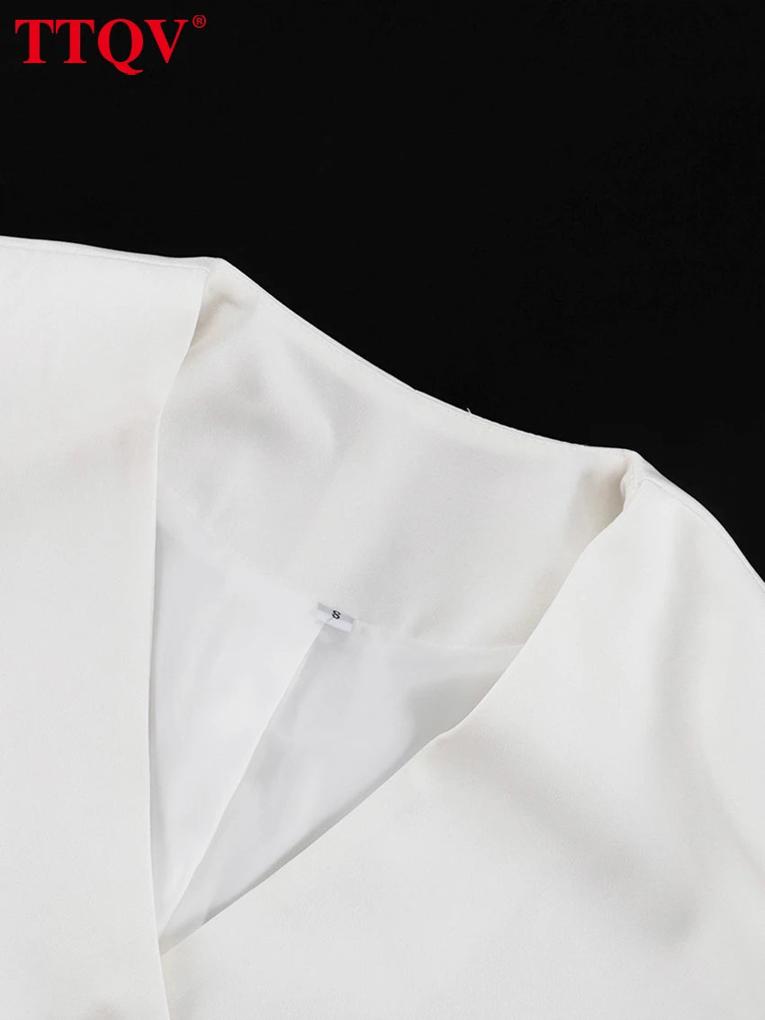 Elegant Long Sleeve Shirt and Mini Skirt Set for Women