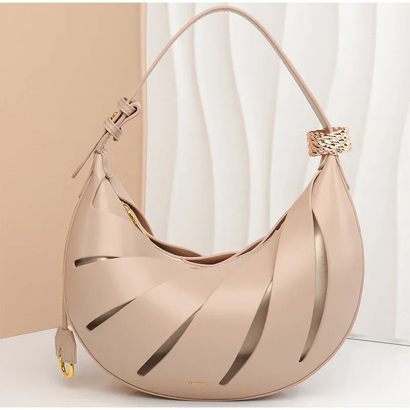 Lightweight Crescent Shoulder Bag