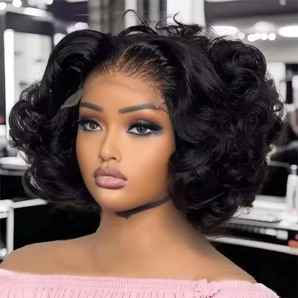 Loose Wave 4x4 Lace Closure Human Hair Wig for Women
