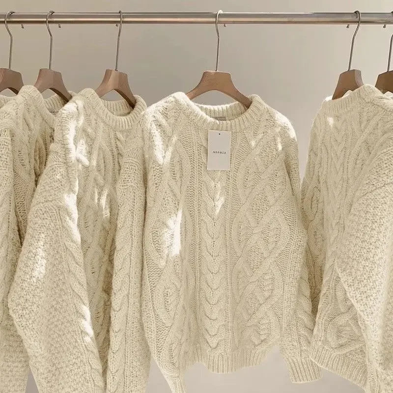 Retro Cozy Knit Sweater