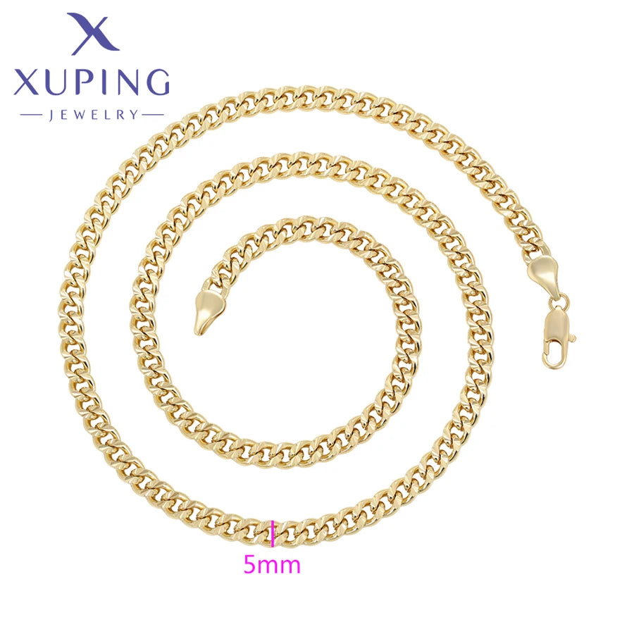 Gold Tone Love Charm Pendant Necklace