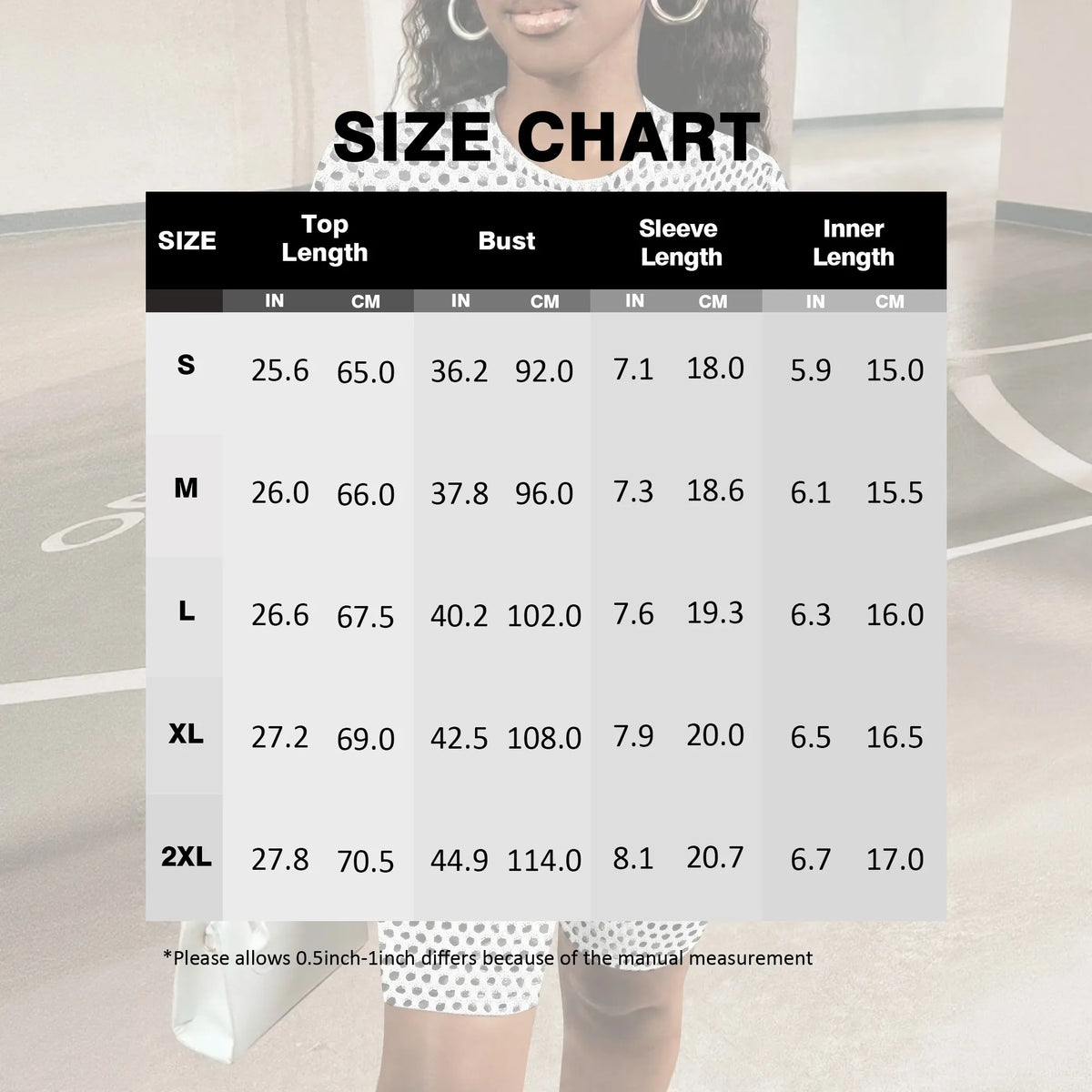 Polka Dot Short Sleeve Tee And Biker Shorts Set for Women
