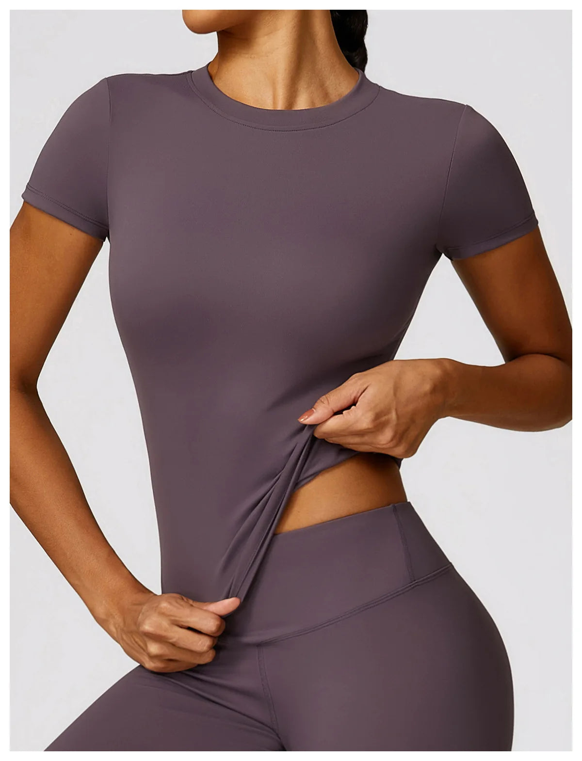 Casual Streetwear Two Piece Crop Top and Bodycon Pants Set for Women