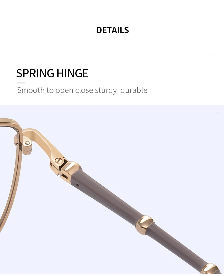Spring Hinge Cat Eye Prescription Glasses for Women