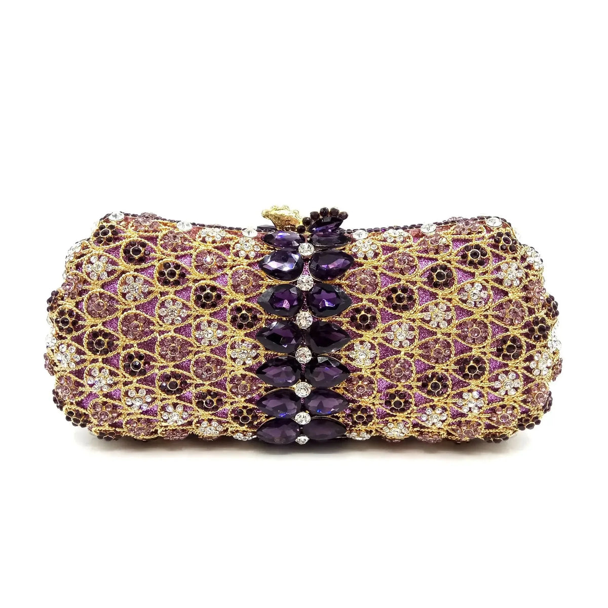 Hollow Rhinestone Evening Clutch Handbag for Women