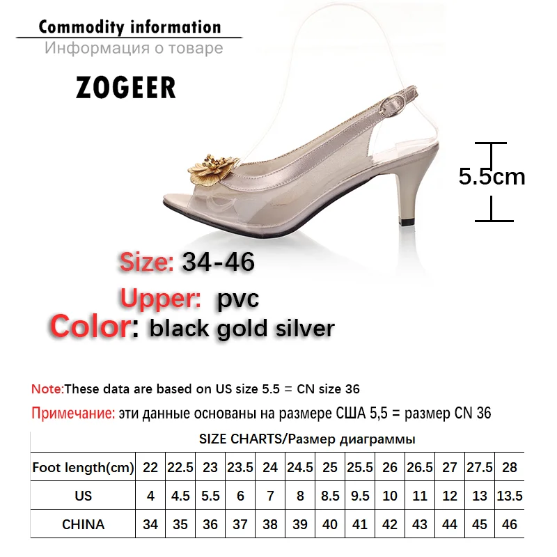Clear Buckle Strap Mid Heel Sandals