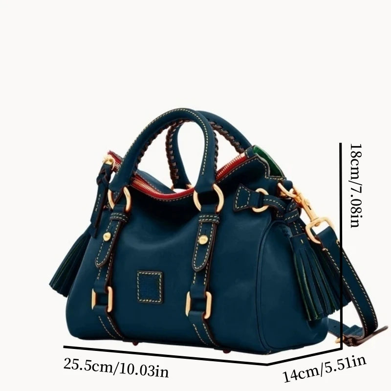Florentine Micro Texture Satchel Bag