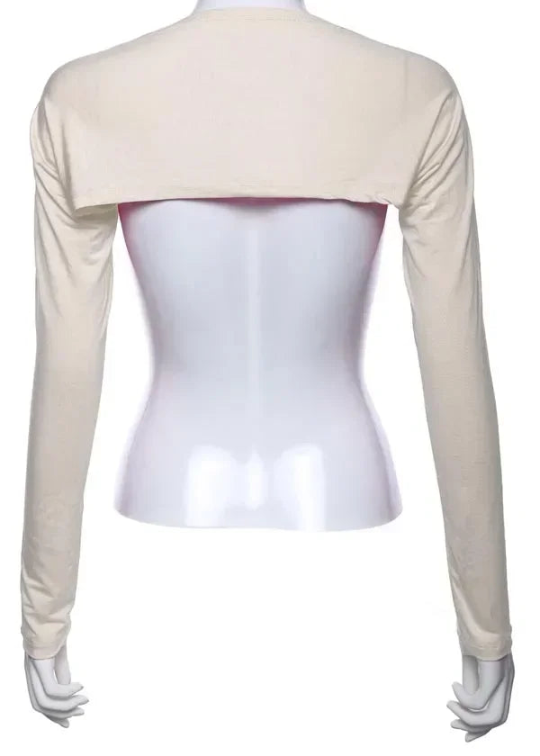 Lightweight Sun Protection Arm Cover Shrug for Women
