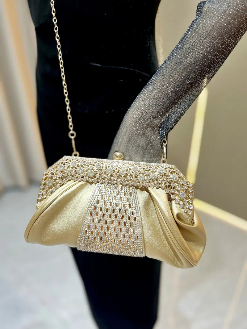 Cloud Shaped Evening Clutch Crossbody Bag