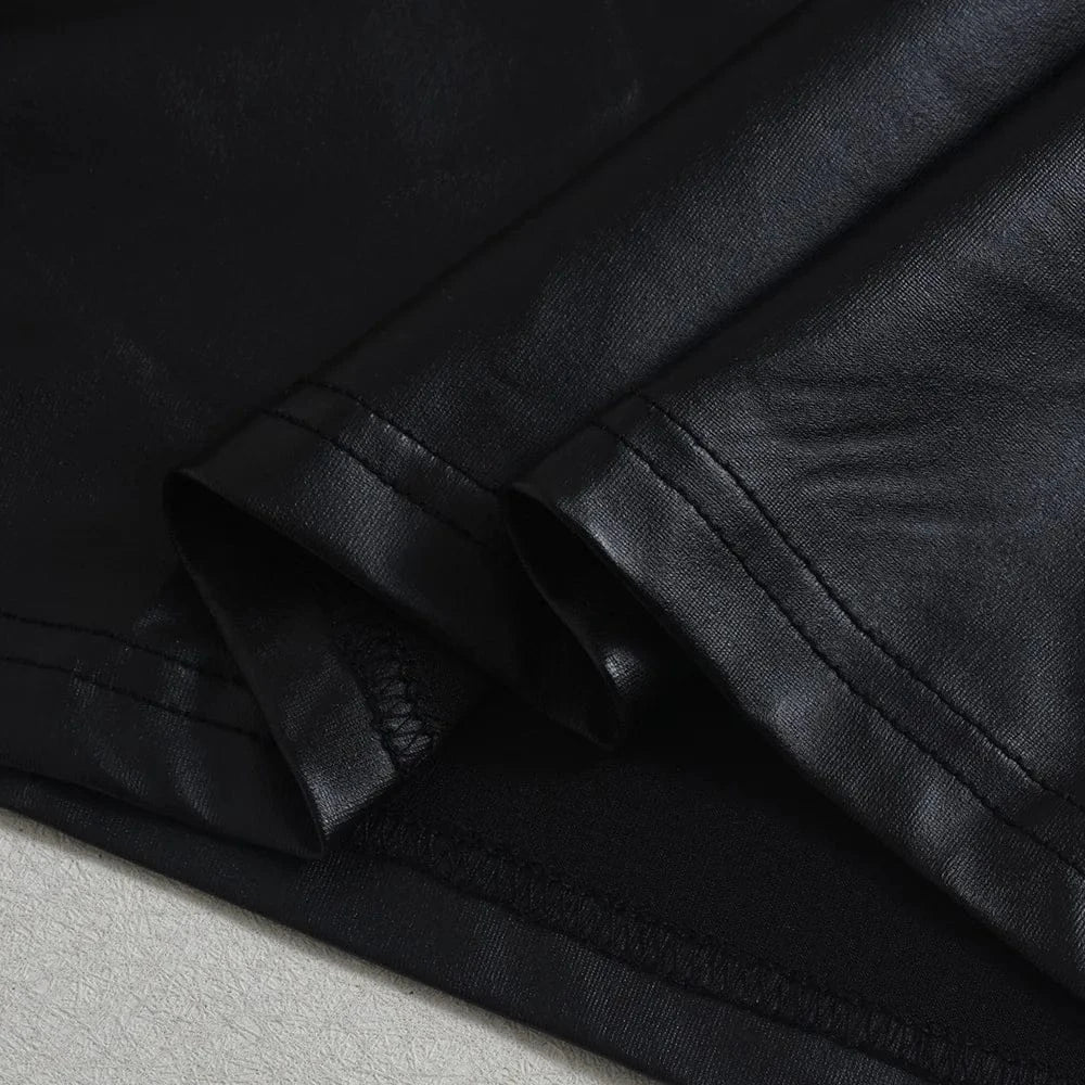 Weird Puss Bandage Hollow Dress Women Irregular Diagonal Collar Backless Single Sleeve Hot Girls Skinny Peach Hip Mini Bodycon