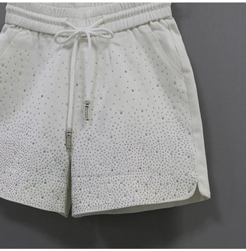 Lightweight High Waist Wide Leg Casual Shorts for Women