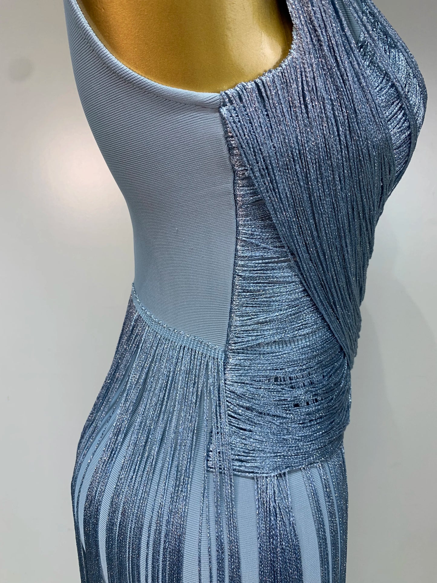 Women Sexy Sleeveless Tassel Bodycon Bandage Dresses Celebrity Elegant Evening Party Nightclub Luxury Birthday Cocktail Dress