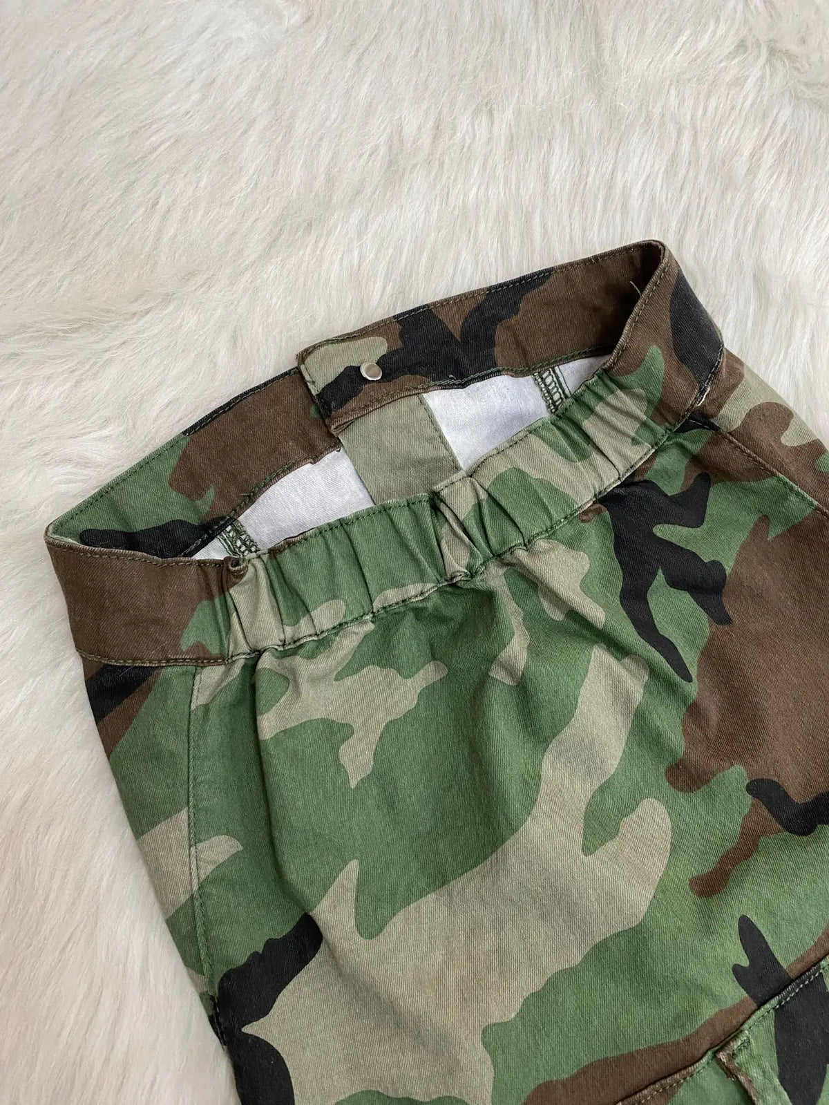 Camouflage Lace Trim Slim Fit Jumpsuit Romper for Women