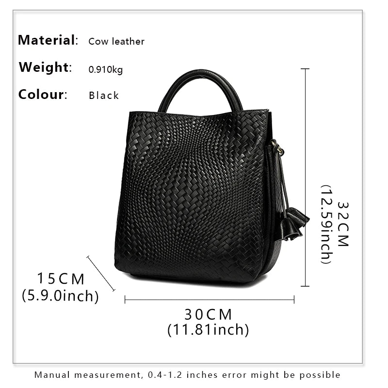 Premium Minimalist Top Layer Leather Tote Bag for Women