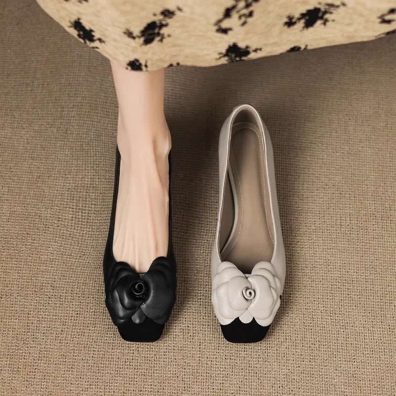 Romantic Floral Patchwork Slip On Shoes