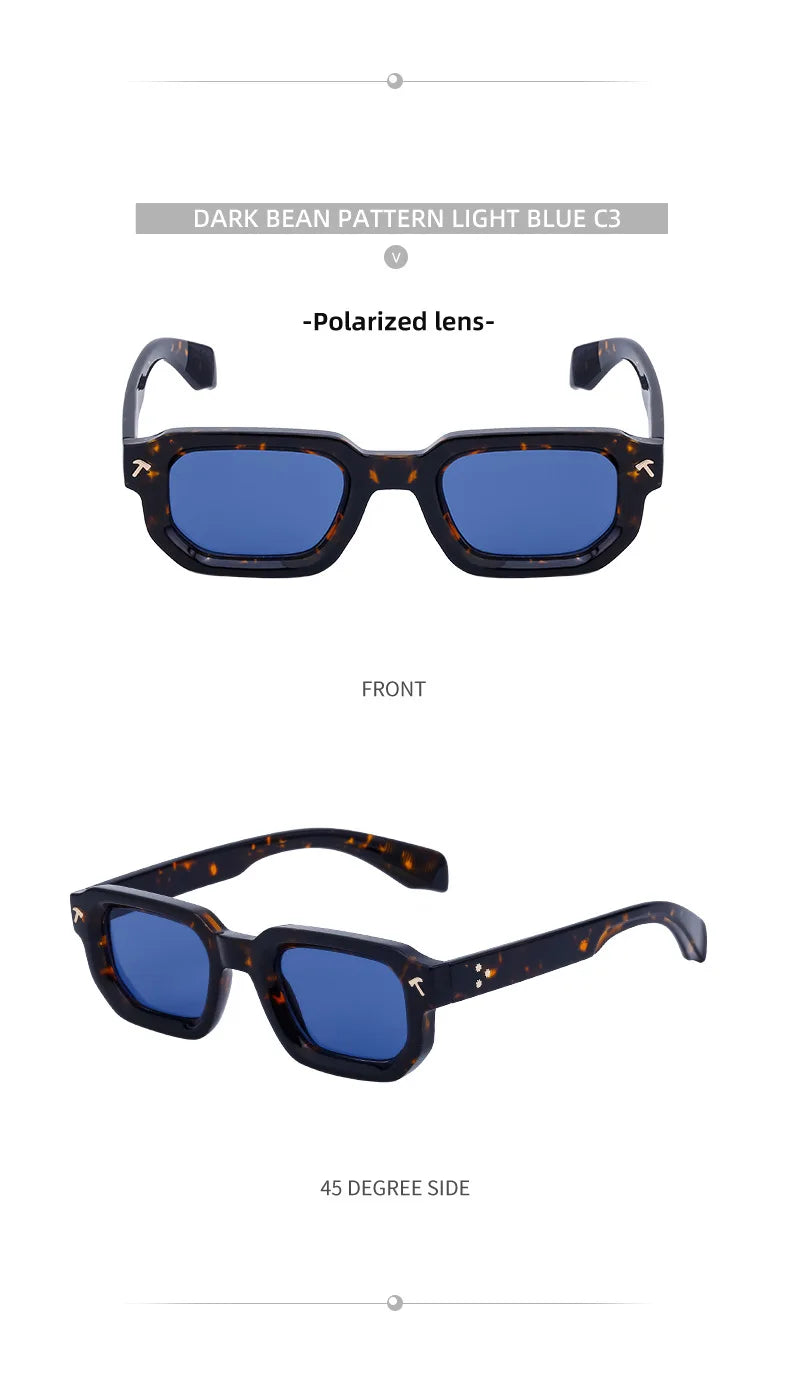 Small Square Polarized Sunglasses