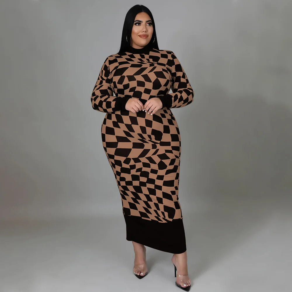 Colorful African Dashiki Print Traditional Dress for Women