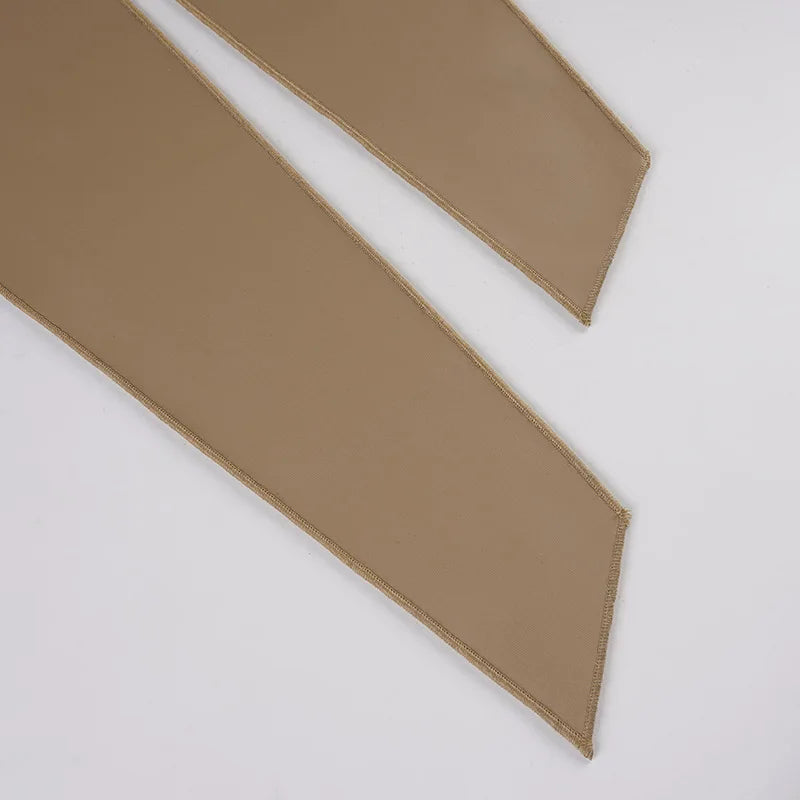 FAGADOER Sexy Ruched Patchwork Bodycon Long Dress Women Halter Deep V-neck Backless Dresses Female Streetwear Vestidos 2025 New