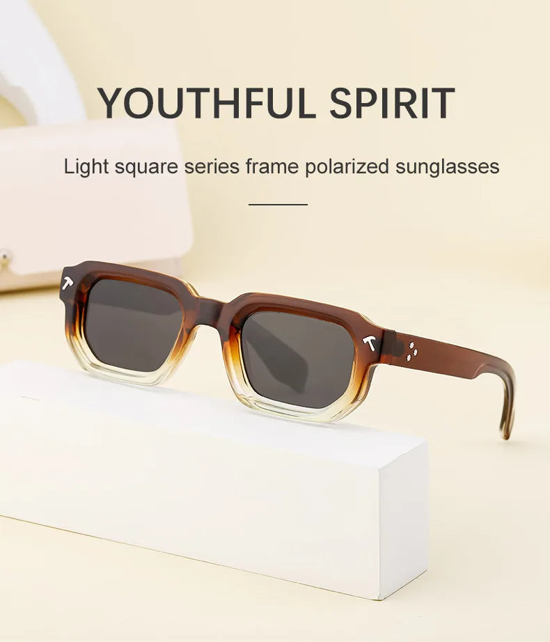Small Square Polarized Sunglasses