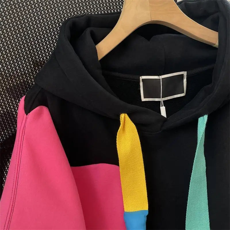 Casual Relaxed Fit Mid Length Cotton Hoodie for Women
