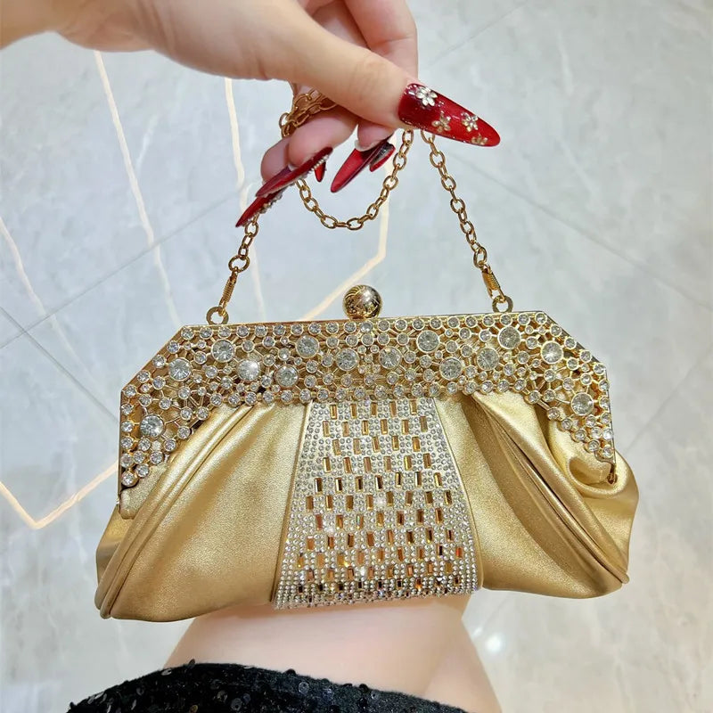 Cloud Shaped Evening Clutch Crossbody Bag
