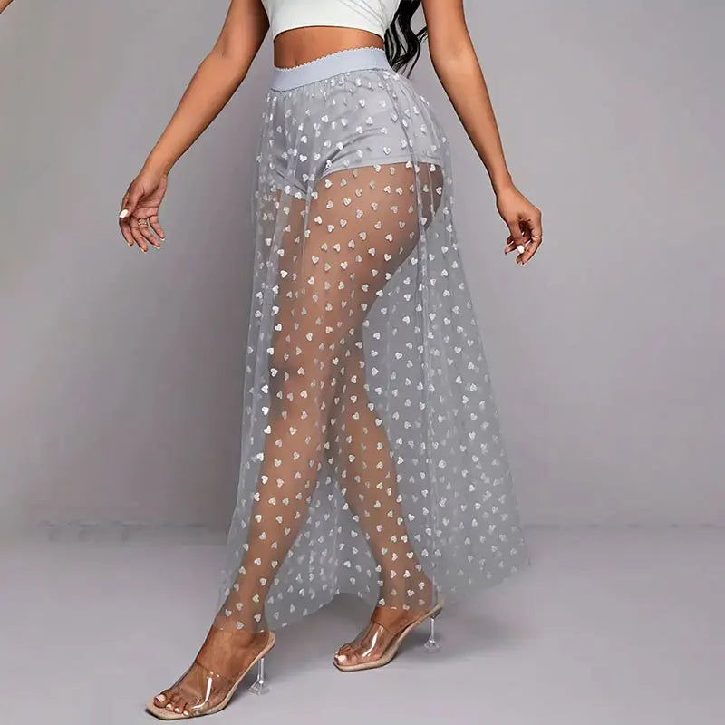 Elegant Party Evening Sexy Dress Lace Dresses for Women 2024 See Through Maxi Dress Bodycon Gothic Lolita Fashion Black Skirt