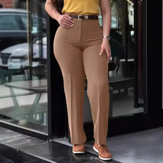 Casual Pants Women Clothing New Cute Style Fresh and Sweet Collage Pants High Waisted Elegant Trousers Streetwear 2024 Autumn