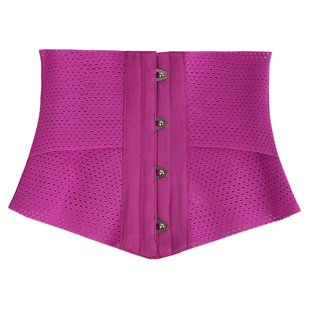 Breathable Elastic Mesh Underbust Corset for Women