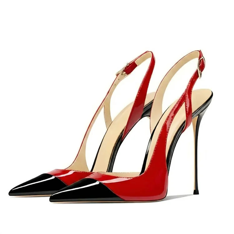 Pointed Toe High Heel Slingback Sandals for Women