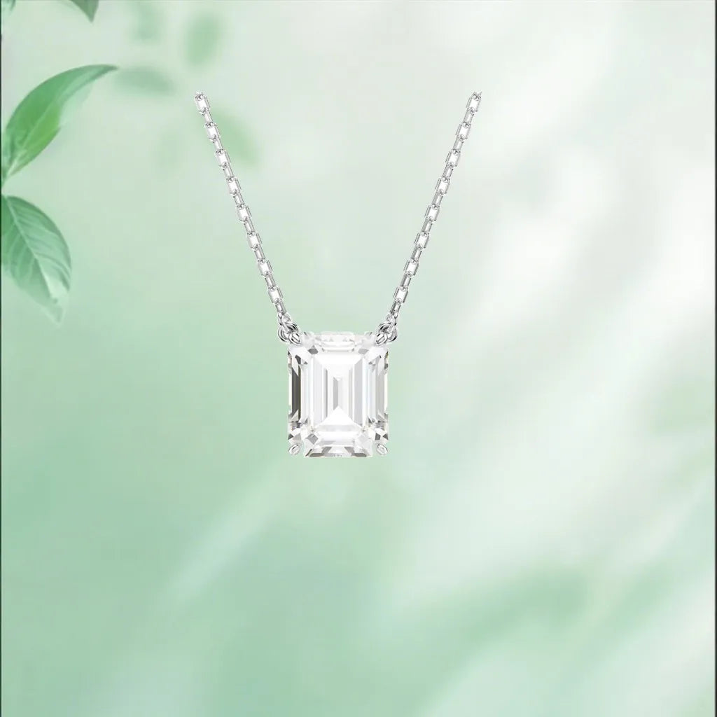 Elegant Inlaid Pearl Pendant Necklace Set for Women
