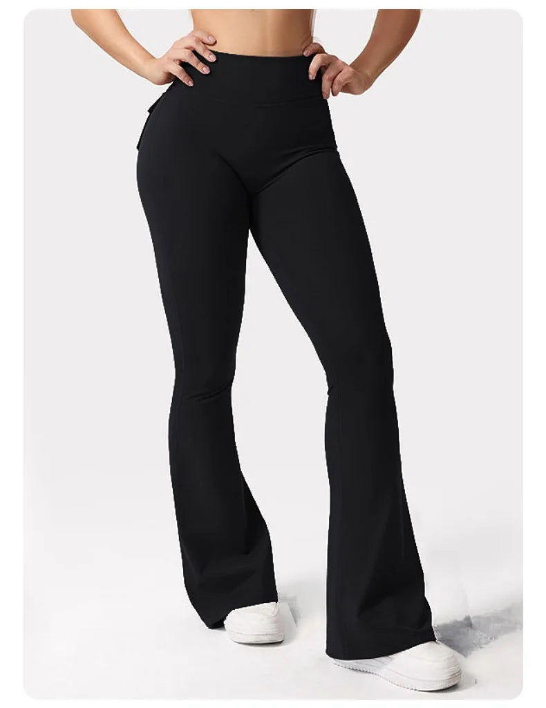 High Waist Push Up Workout Leggings With Pocket for Women