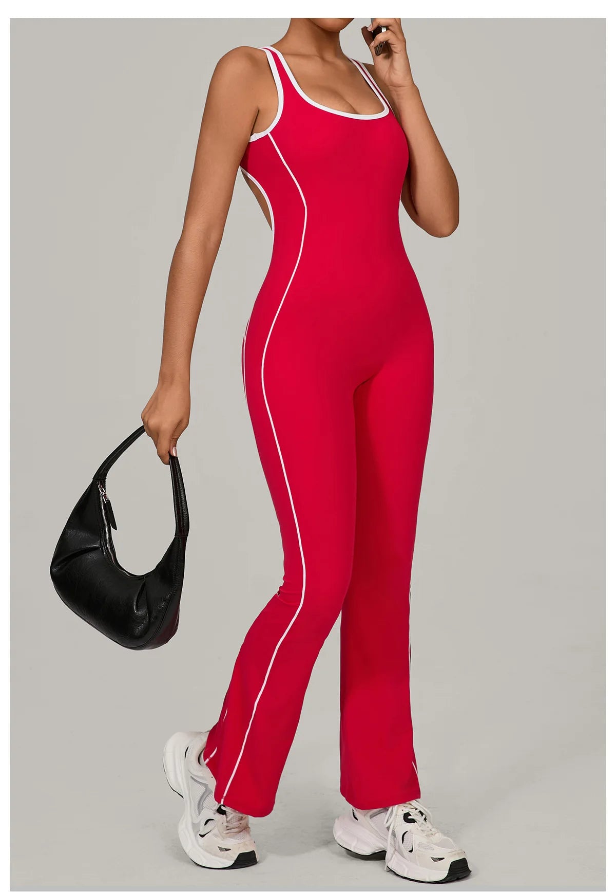 Casual Two Piece Jacket And Jumpsuit Set for Women