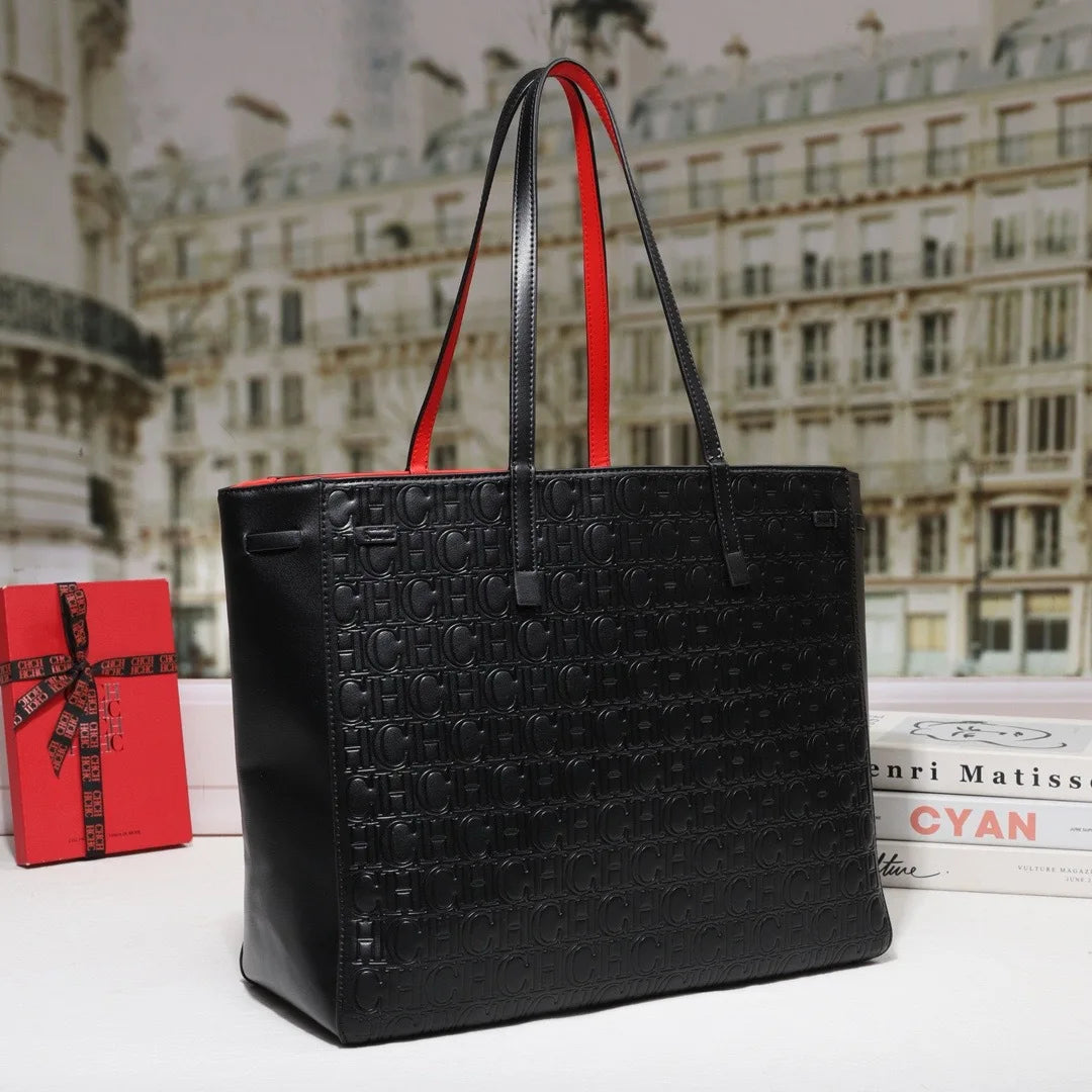 Lightweight Letter Print Shoulder Tote Bag for Women