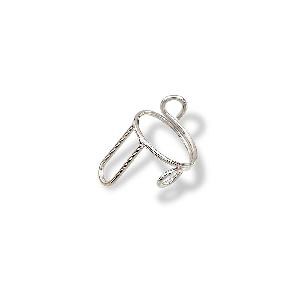 Trendy Thin Stackable Nail Ring Set of 10 for Women