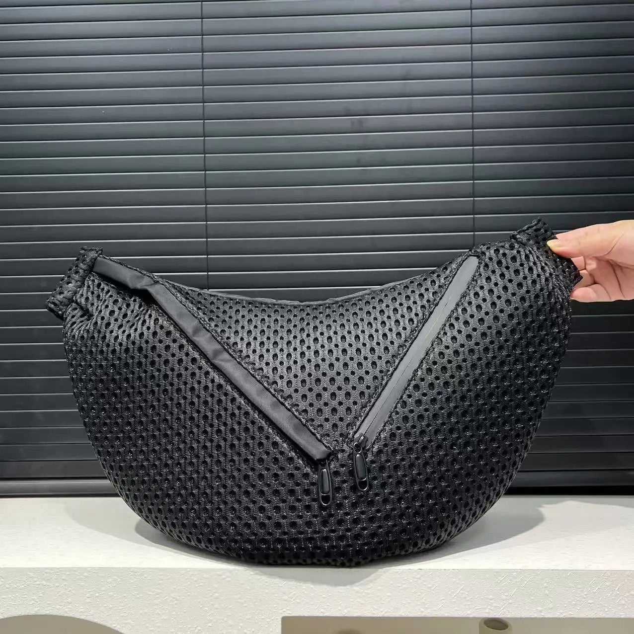 Casual Mesh Crossbody Bag With Large Capacity for Women