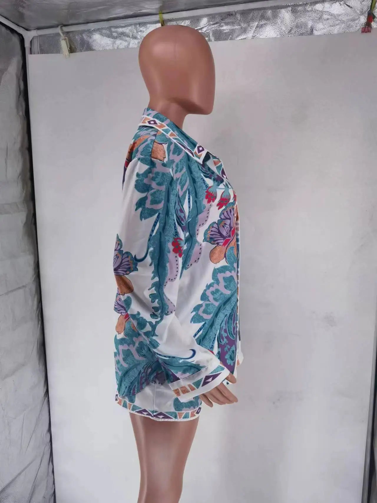 Casual Print Relaxed Fit Summer Two Piece Set for Women