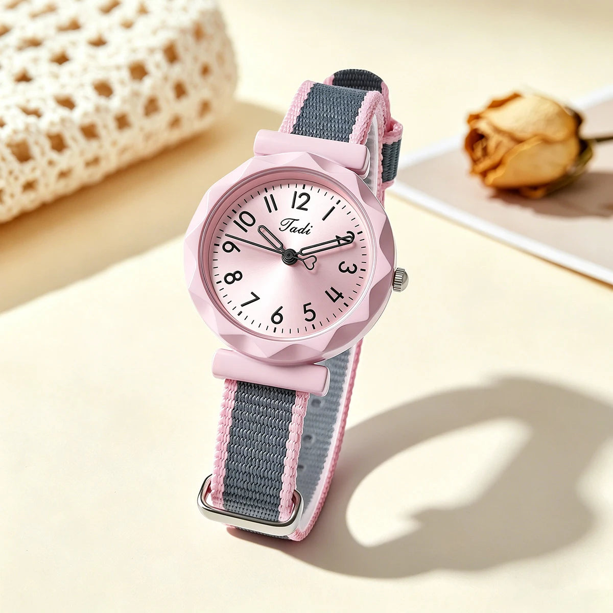 Minimalist Woven Strap Women's Watch