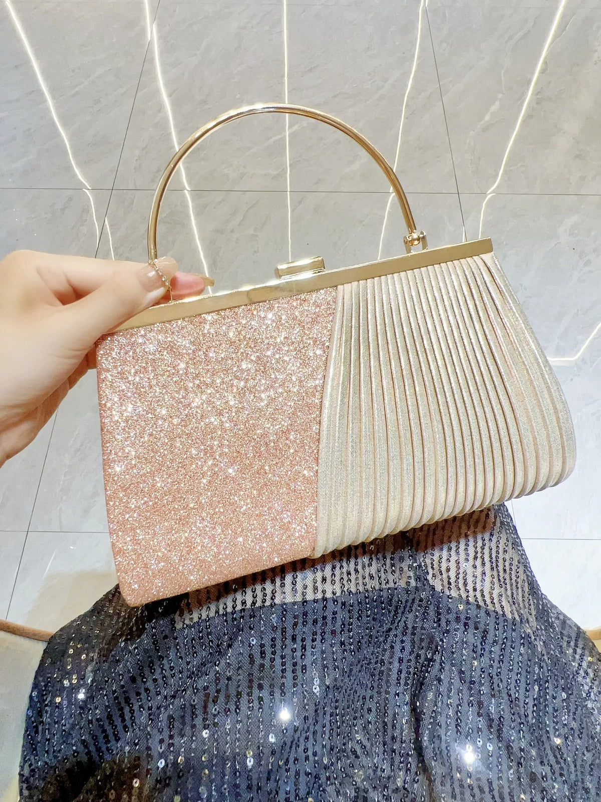 New Evening Women's Bag Luxury Brand Shiny Mini Handbag Colorful Diamond Large Capacity Mini Women's Shoulder Bag High Quality