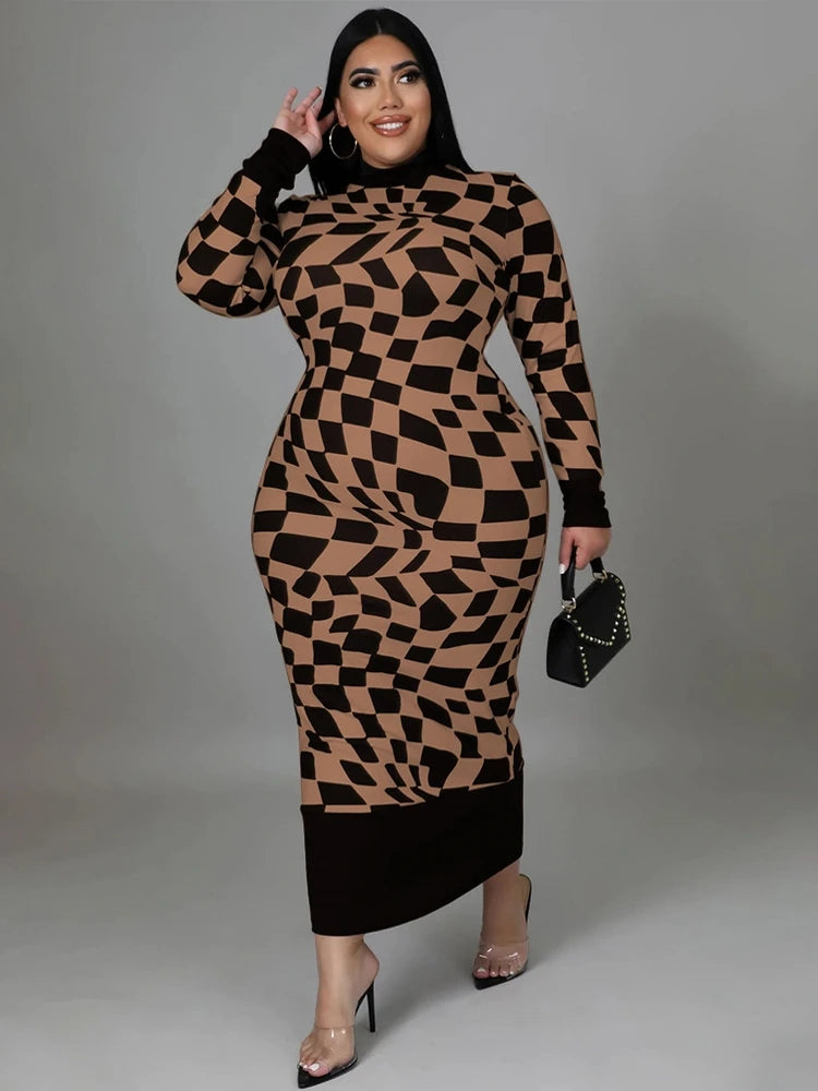 Colorful African Dashiki Print Traditional Dress for Women