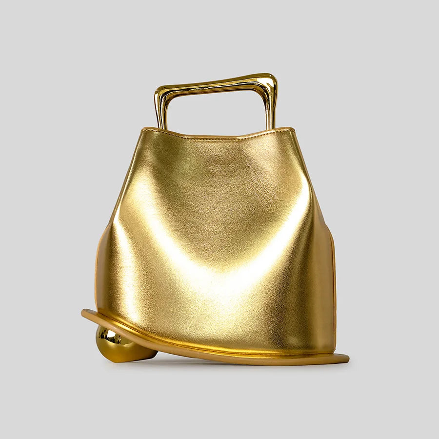 NEW Tote Bag PU Leather Bucket Simple Solid Color Underarm Fashion Casual Crossbody Shoulder Bag Shopping