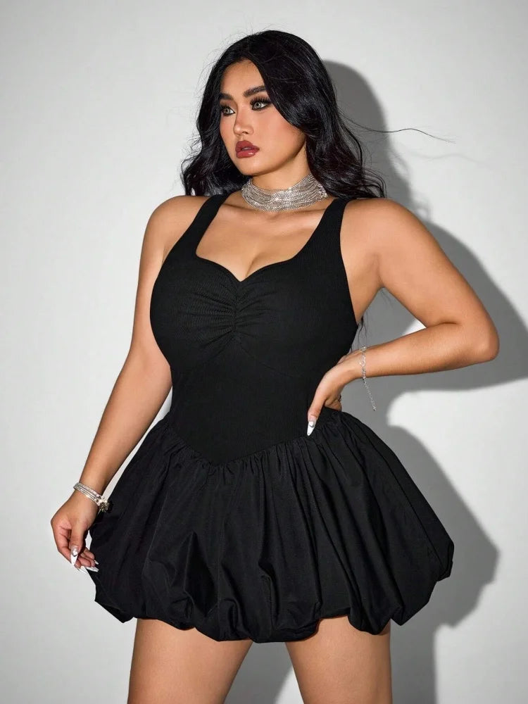 Wmstar Plus Size Women Dresses Sexy Party Dress New Style Mini Dress Sleeveless  High Waist Bodycon Mini Dress Drop Shopping