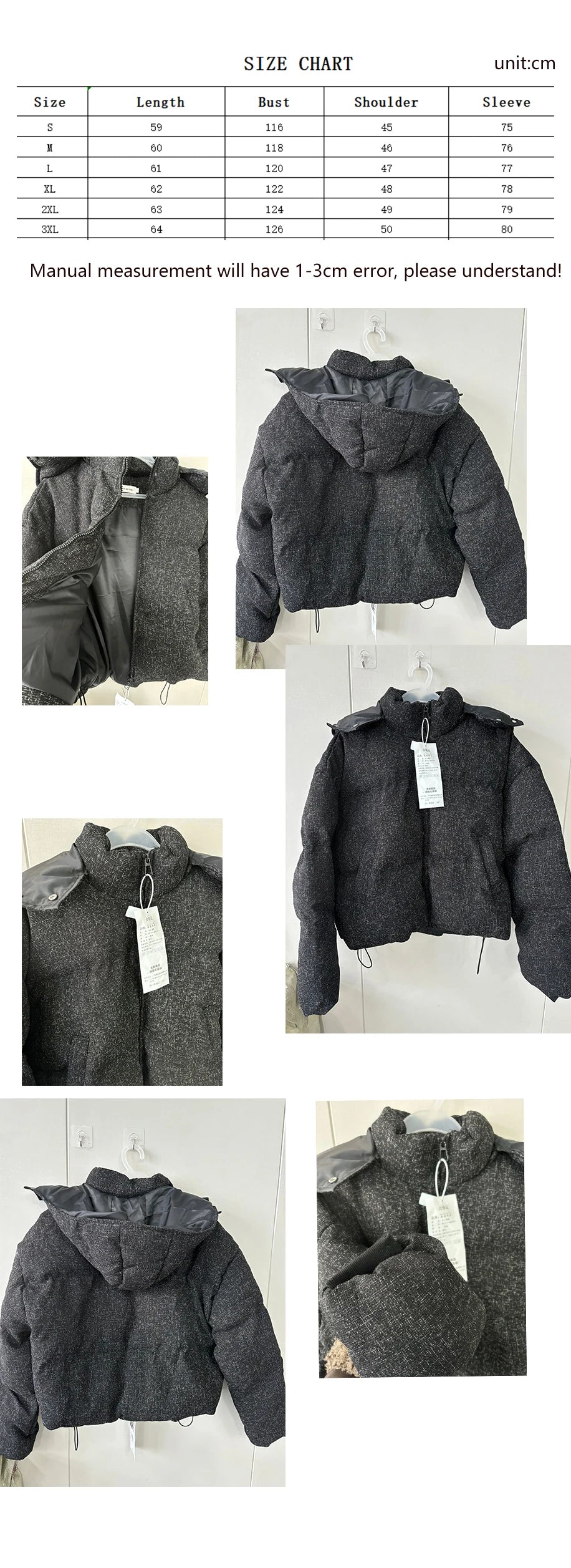 Korean Style Hooded Windproof Jacket