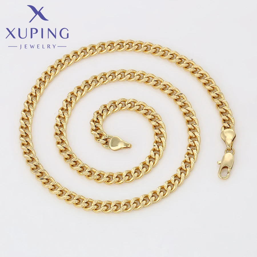 Gold Tone Love Charm Pendant Necklace