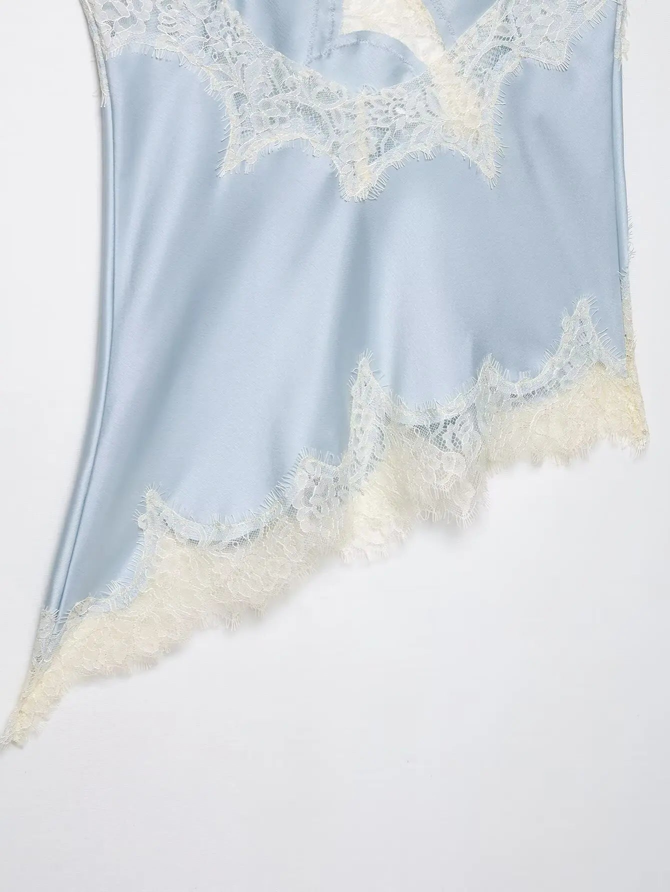 Elegant Lace Backless Asymmetrical Sleeveless Camisole for Women