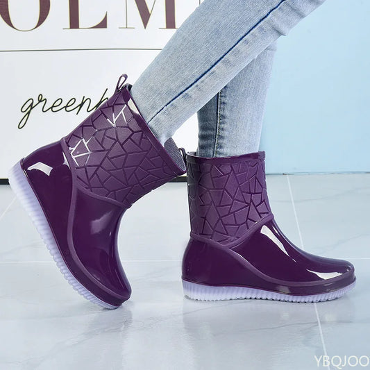 Stylish Waterproof Wedge Boots